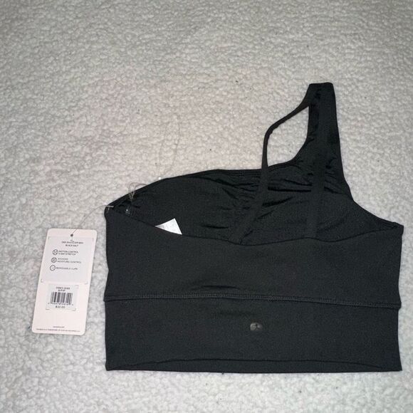 Danskin Women’s One Shoulder Bra Black Salt Color Size Small NWT - Picture 5 of 8
